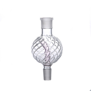 2024 Wholesale New Stripe Globe Ball Design Pink Narguile Chicha Glass Oil Catcher Mirror Techniques Shisha Accessory Hookahs