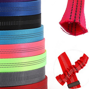 Durable 25mm Nylon Tubular Hollow Webbing for Dog Leash Collar 1 Inch Tubular Hollow PP Webbing Reflective Tubular For Bag Strap