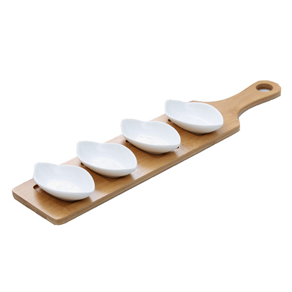 Japanese soy sauce dish / small chip dip  snack food white snack ceramic serving dishes