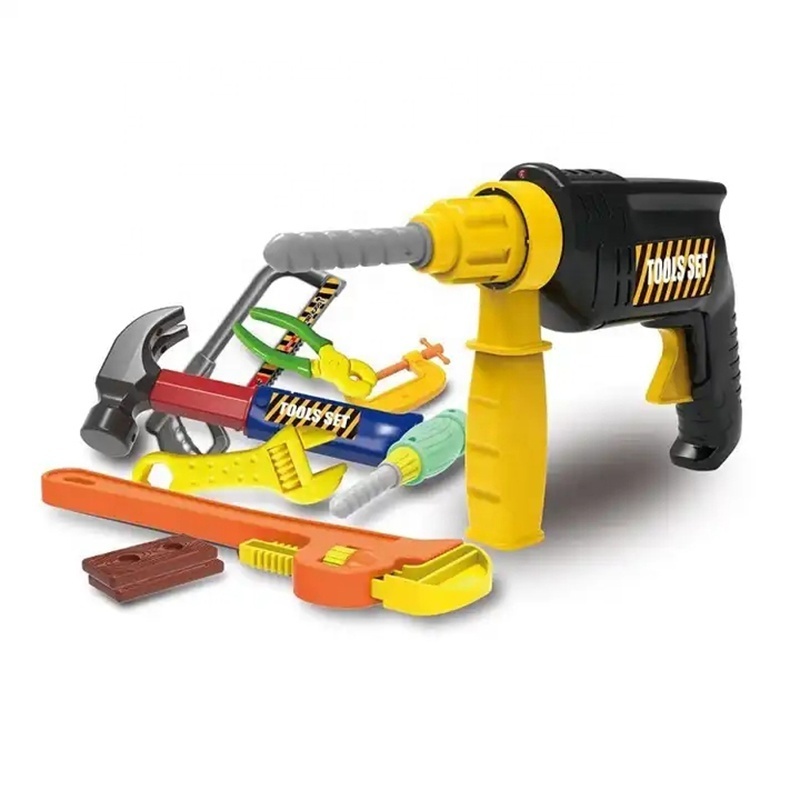 Housework Clean Tools Set With Cart Household Tools Power Drill Sets Pretend Play Toys Pretend Play House Toy Preschool