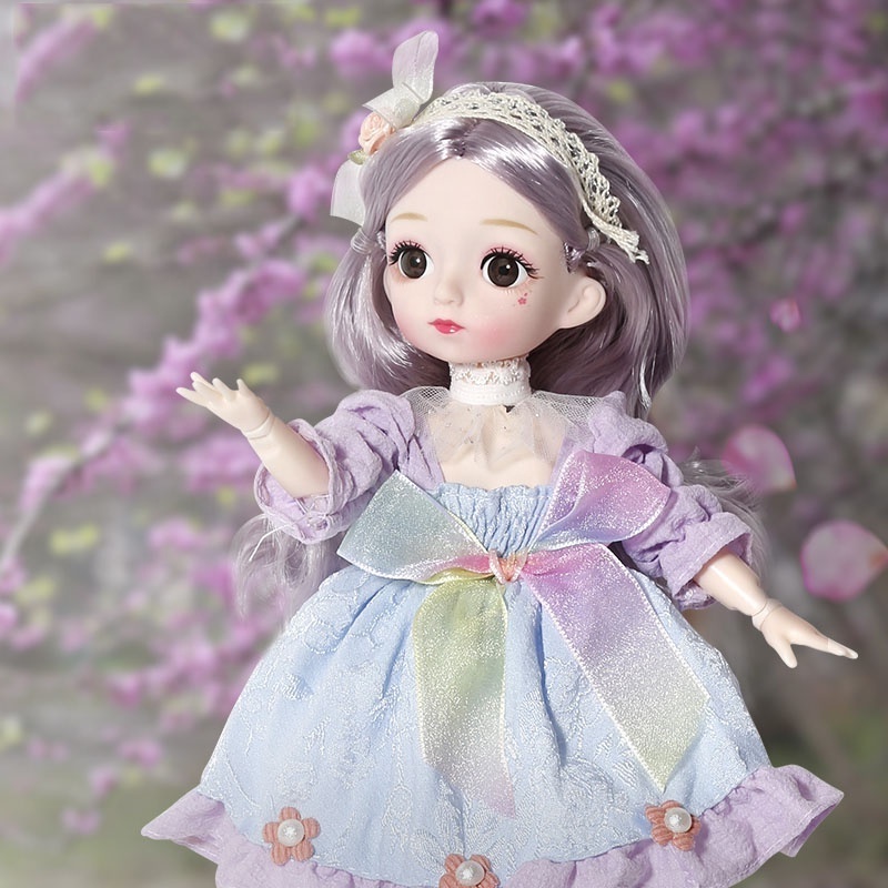 New Product 30cm BJD Girl Toys Removable Joint Dress Up Dolls Fashion Princess Doll Gift Play Set Action Figure Toy Kids