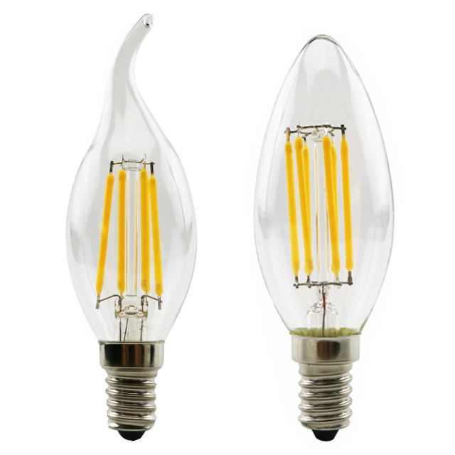 3W E12 Flicker Free Flame Candle Led Light Home Indoor Chandelier Led Candelabra Light Bulb 12V 5W Led Bulb E12