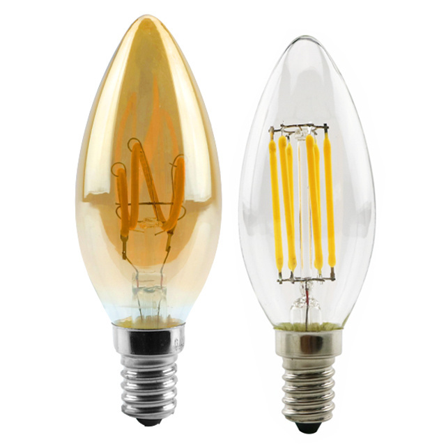 3W E12 Flicker Free Flame Candle Led Light Home Indoor Chandelier Led Candelabra Light Bulb 12V 5W Led Bulb E12