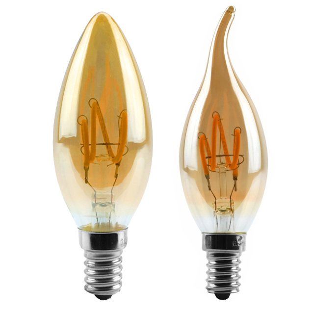 3W E12 Flicker Free Flame Candle Led Light Home Indoor Chandelier Led Candelabra Light Bulb 12V 5W Led Bulb E12