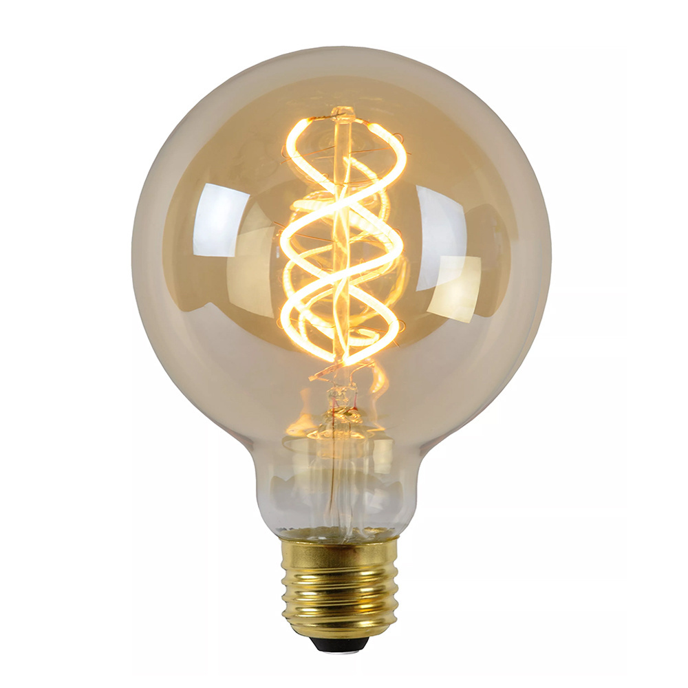 High Bright Lighting 5000K Cool White Light e26 e27 10W G125 Led Filament Bulb CE Rohs Approved Light Bulb