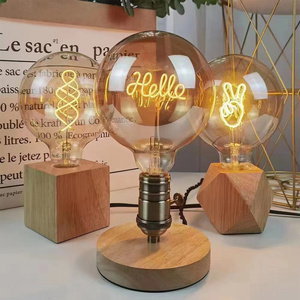 OEM ODM Love Dream Home Happy Word Lamp Decoration Led Filament Bulb Customized 220v 4w Dimmable Bulb