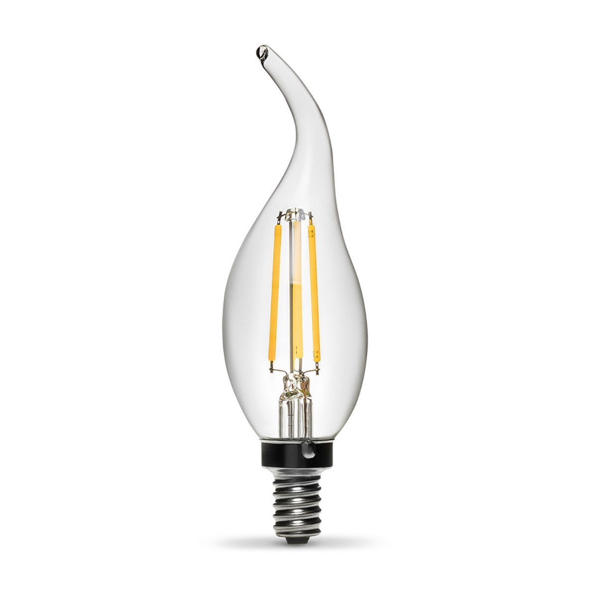 Factory Directly Vintage Candelabra Bulb 2W 4W Light Dimmable Amber C35 C35T C37 4W Retro LED Filament Candle Led Light