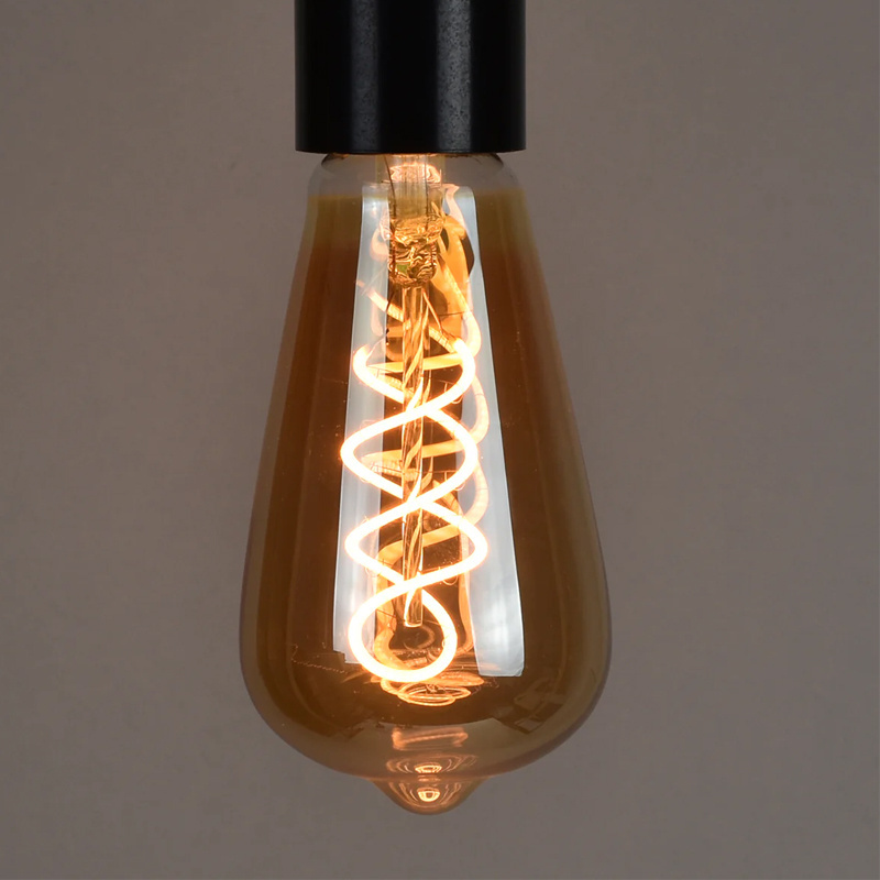 China Wholesale Warm White Dimmable Led E27 Filament 4W Amber Bulb Light