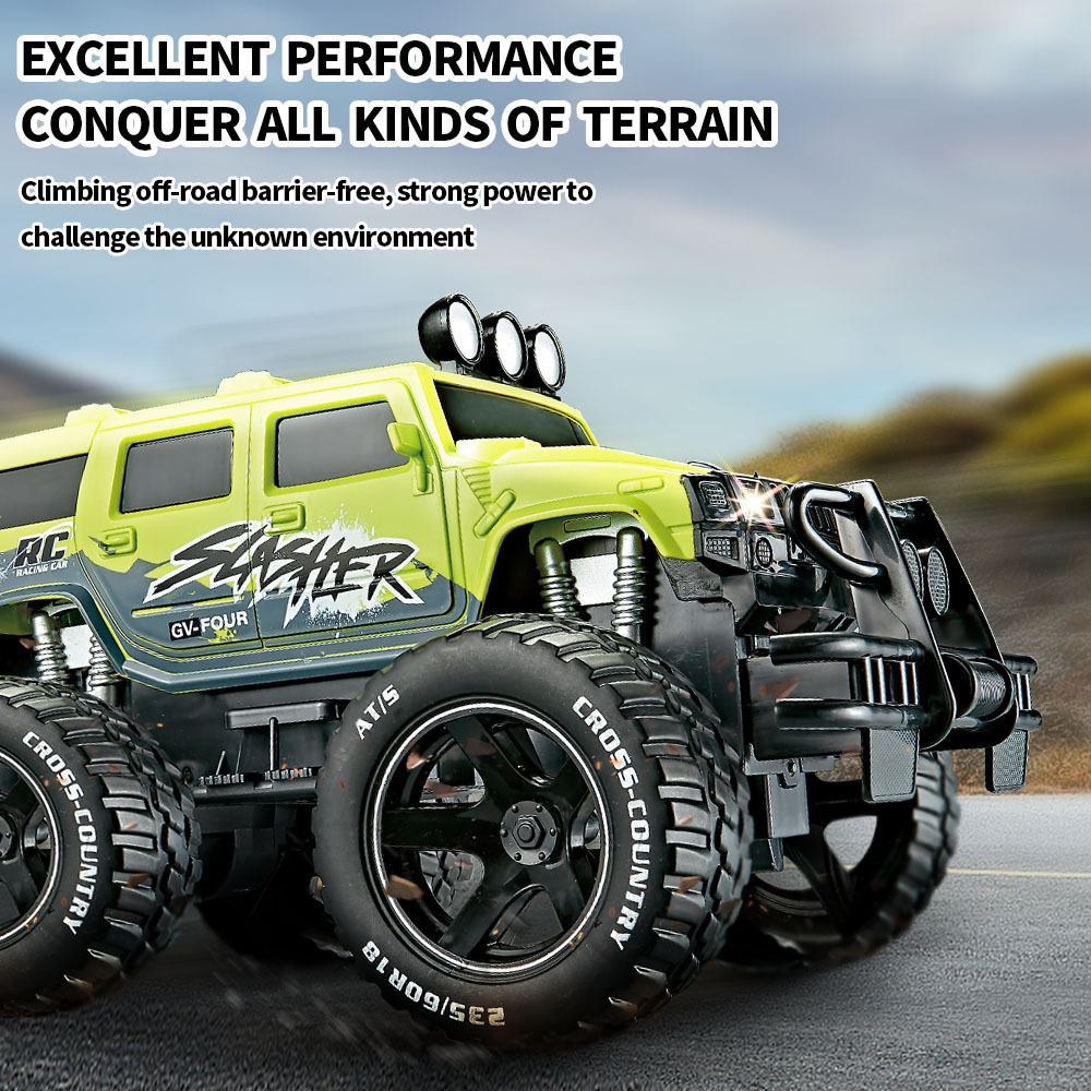 Huiye New Remote Control Vehicle Toys Kids Rc Big Wheel Off Road Car Toys Gift 2.4G Strong Power Electric Radio Control Car Toys