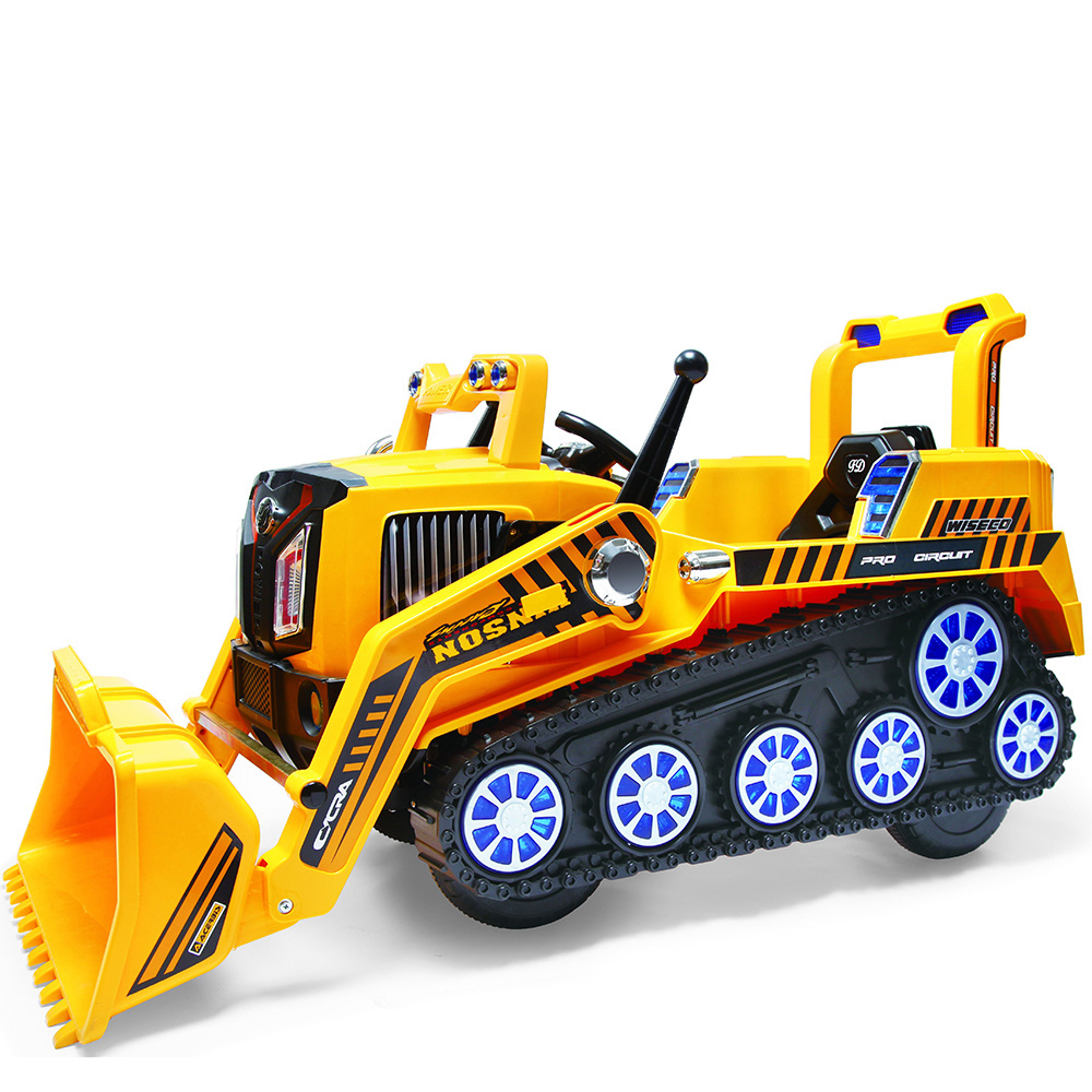 Huiye juguetes mainan anak carros electric engineering power excavate car toys for  kids to drive ride on car