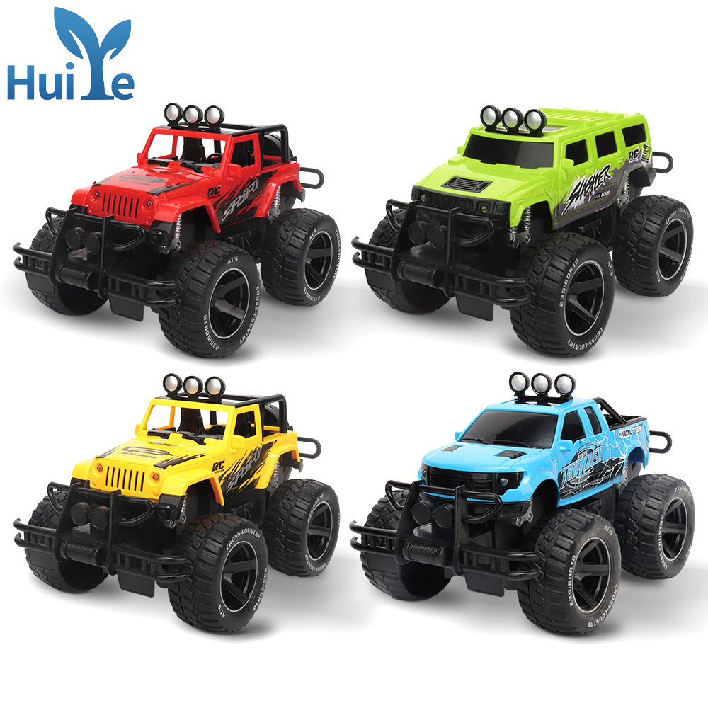 Huiye New Remote Control Vehicle Toys Kids Rc Big Wheel Off Road Car Toys Gift 2.4G Strong Power Electric Radio Control Car Toys