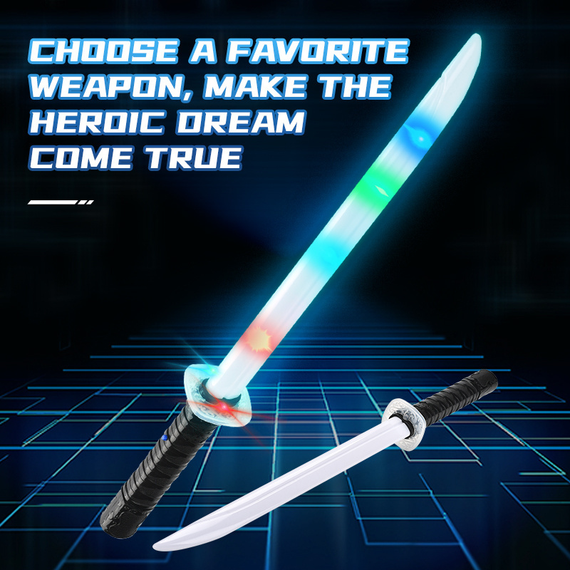 Huiye Led Light Up Toys Space Sword With Sound Light Sabre Toy For Kids Anime Swords Toy Swords