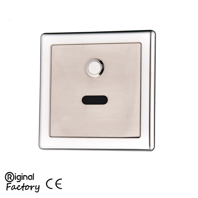 CE Modern Design Auto Brass manual  Button Infrared Dual used Toilet Urinal Flush Master Valve