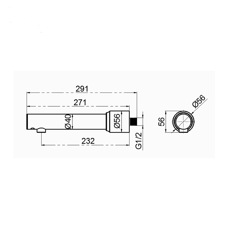 Wall Mounted Smart Water Tap Touchless unique basin faucet modern bathroom mixer Automatic Sensor Faucet HY-110D