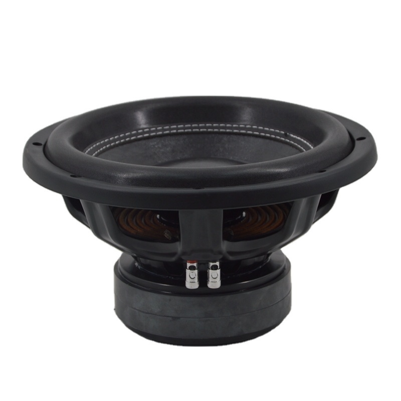 12-Inch 15inch Double Magnet Subwoofer with Steel Basket 800WRMS Dual Coil 1000W Car Audio System Paper Cone 12V