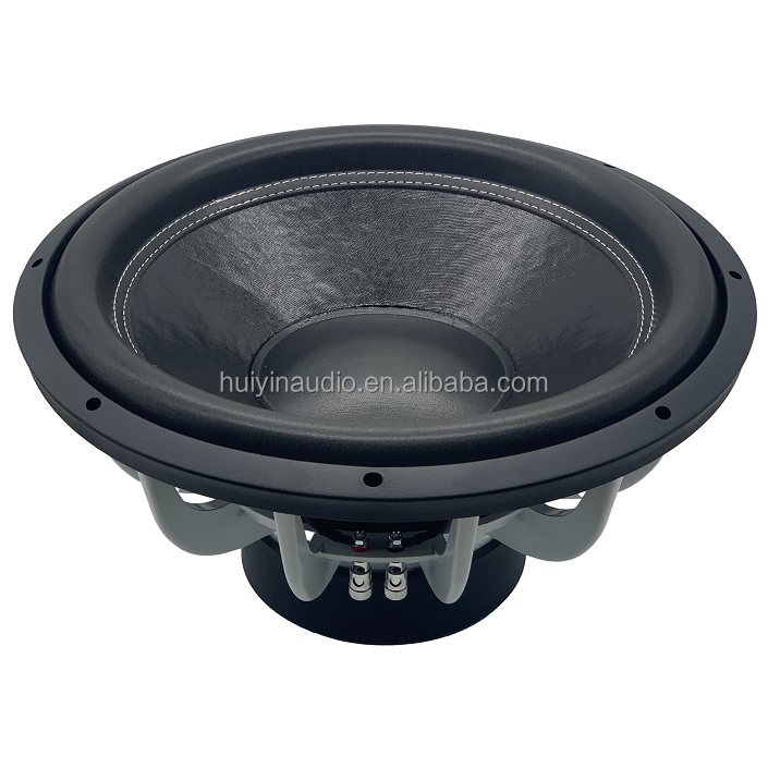 15-Inch Subwoofer With Dual Coil 12V 2500WRMS Subwoofer Foam Surround Aluminum  For Subwoofer Car Audio