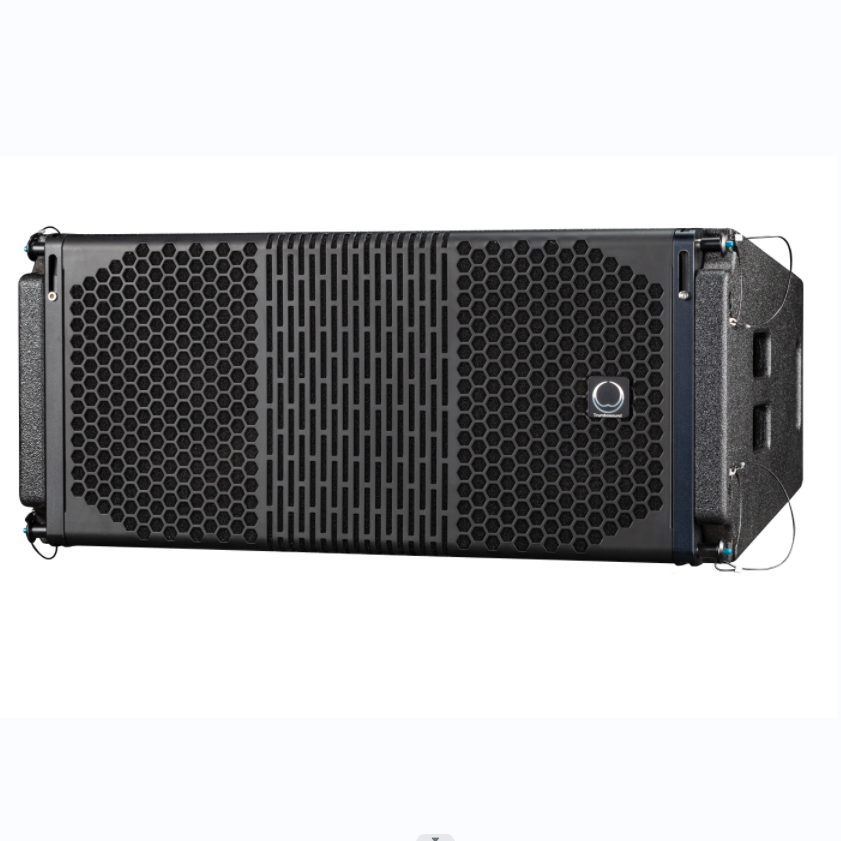 Professional Style 10-Inch 2-Way Powered Line Array Speaker Wooden Design with 600W and 80W Output Power Passive Type