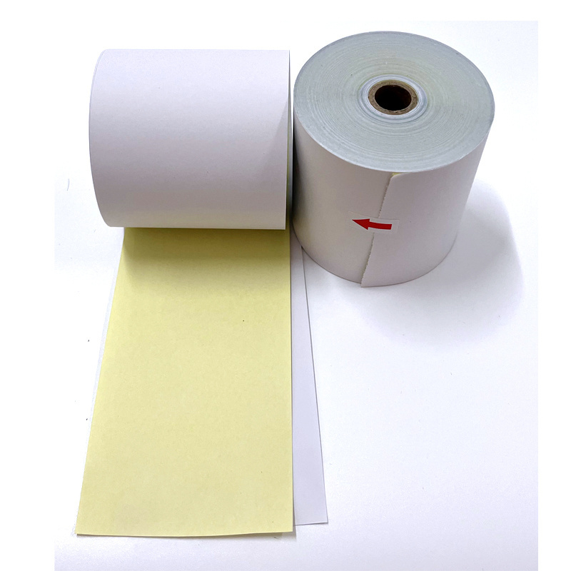 Wholesale Customized Register Paper Roll 2 Ply 3 Ply NCR Printer Carbonless Paper