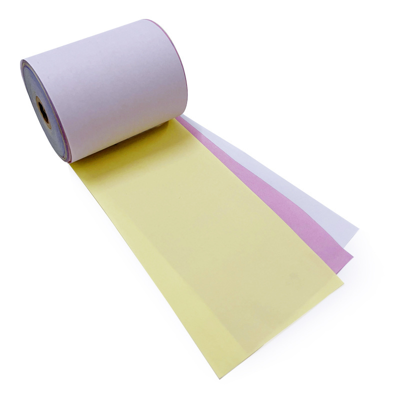 Wholesale Customized Register Paper Roll 2 Ply 3 Ply NCR Printer Carbonless Paper