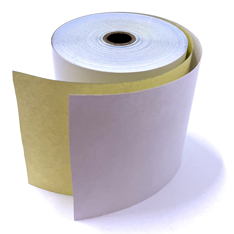 Wholesale Customized Register Paper Roll 2 Ply 3 Ply NCR Printer Carbonless Paper