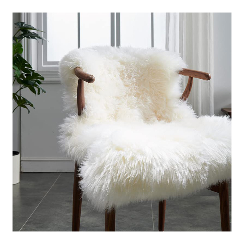 High Quality Tibetan Lamb Skin Long Hair Goat Fur Long Hair Mongolian Lamb Fur Plate