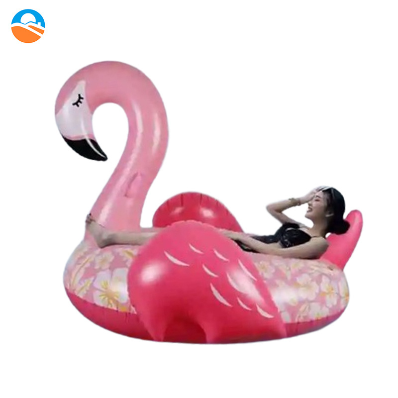 Beach Outdoor Party Supplies Pink Flamingo Inflatable Chair Pool Float Tube Lake Pool Floats Beach Floats Inflatable Pool Toys