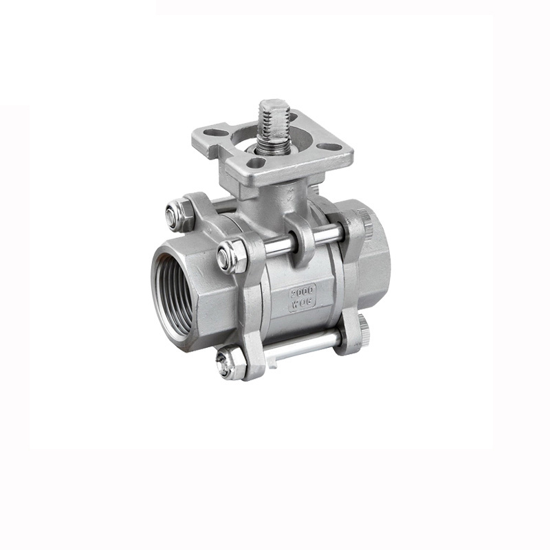 Threaded connection for manifold 2-piece full bore stainless steel ball valve, long handle male and female threaded ball valve