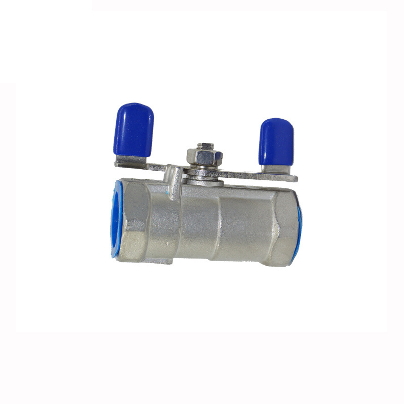 Threaded connection for manifold 2-piece full bore stainless steel ball valve, long handle male and female threaded ball valve