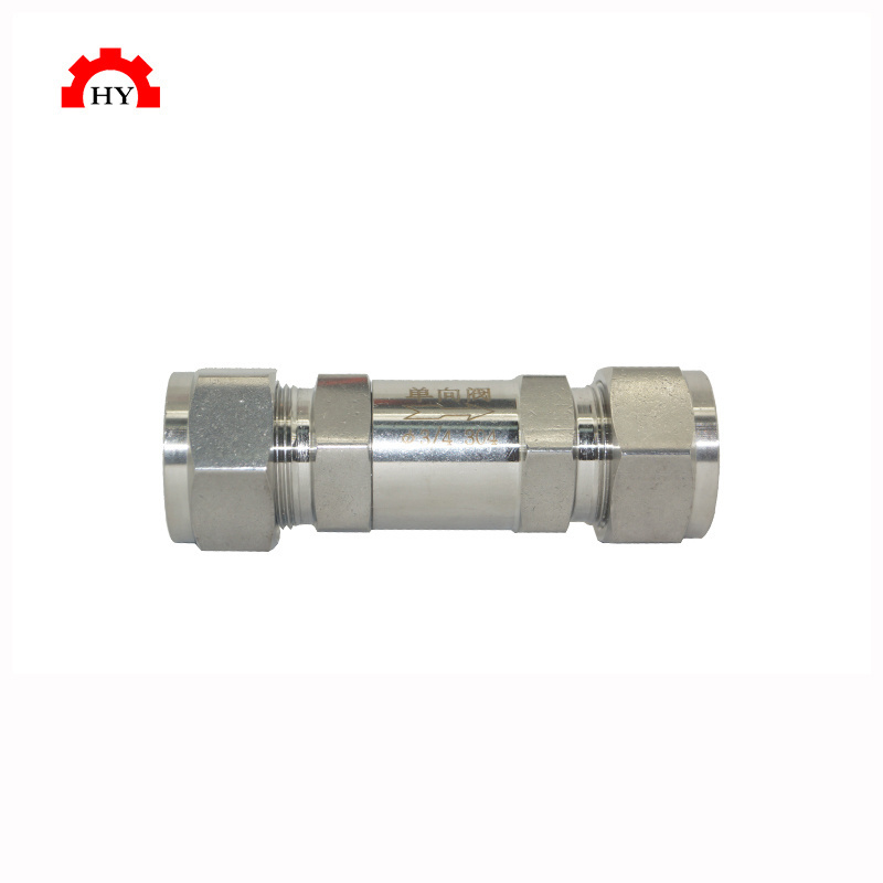 Zhejiang factory low-cost custom stainless steel BSPT swing check valve, 1 inch swing check valve, vertical check valve