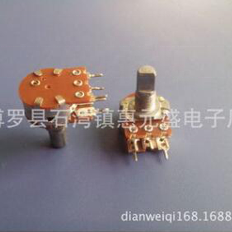 China Manufacturer 16mm Diameter Metal Shaft Type Single-unit Rotation Potentiometer