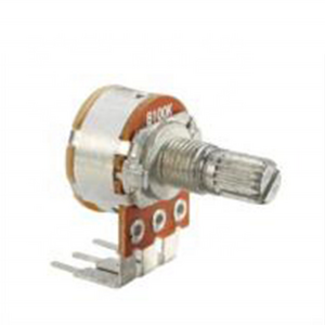 China Manufacturer 16mm Diameter Metal Shaft Type Single-unit Rotation Potentiometer