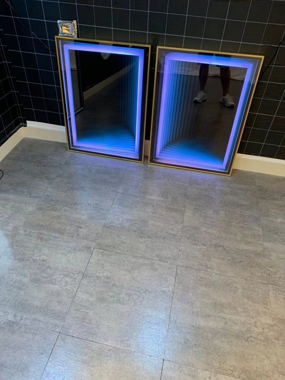 Custom Size 3D Infinity Mirror Tunnel mirror for KTV