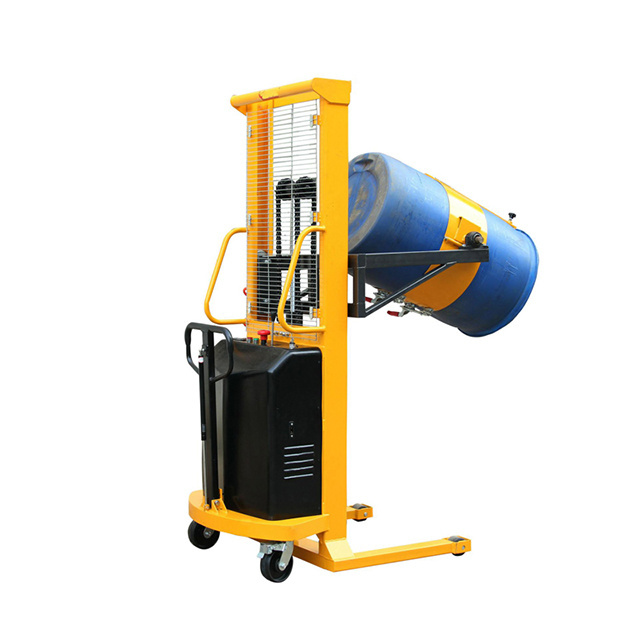 600kg 1600mm manual clamp and rotation electric drum clamp forklift truck