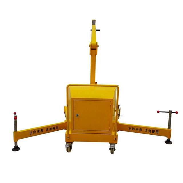 3 ton easy operation high quality firm jib hydraulic shop crane mobile lifting mini crane small crane portable