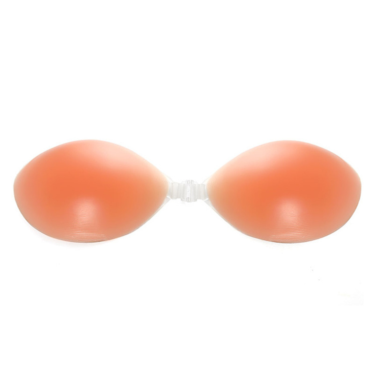 Silicone Bra Invisible Push Up Sexy Strapless Bra Stealth Adhesive Backless Breast Enhancer For Women Lady Nipple Cover