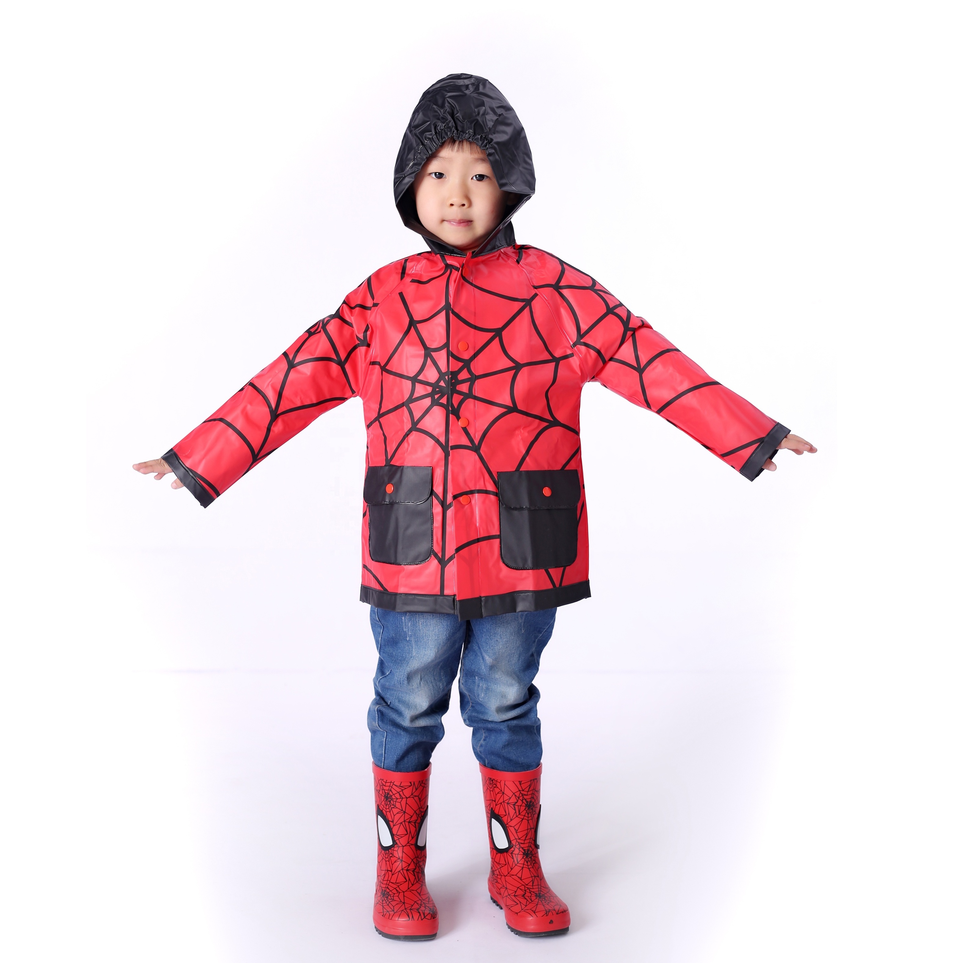 2023 new style Kids Raincoats Colorful Poncho Raincoats Poncho Emergency Rain Coat Toddler Rainwear Poncho for Girls Boys