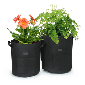 Various styles Plant Pot Grow Bags 1 3 5 7 10 20 30 Gallon black felt pots