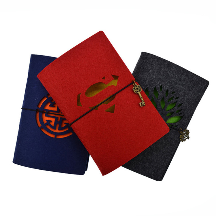 ECO-friendly a4 book sleeve portable bible felt cover travel diary for wholesales