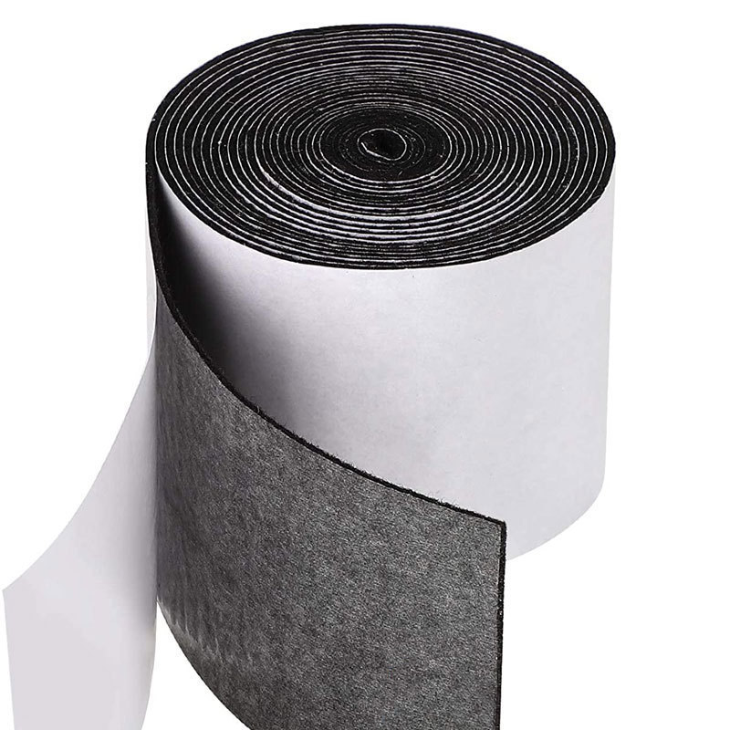 Customized Non-Slip 1mm sheet adhesive recycled felt fabric