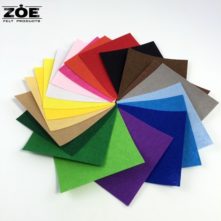 Colorful print activated carbon fabric felt