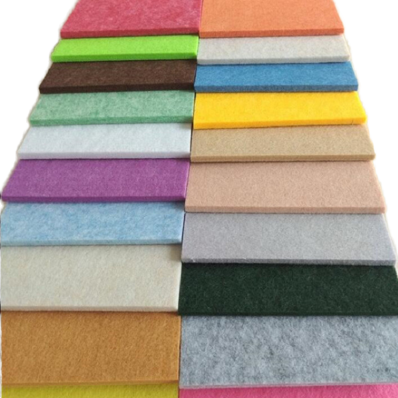 Custom Handmade Eco-friendly soundproofing felt panel tiles acoustic insulation panels