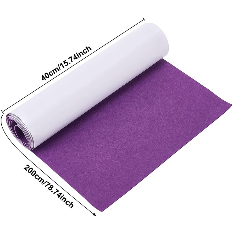 new arrival need punched needle felt sticky carpet back glue nonwoven fabric for office