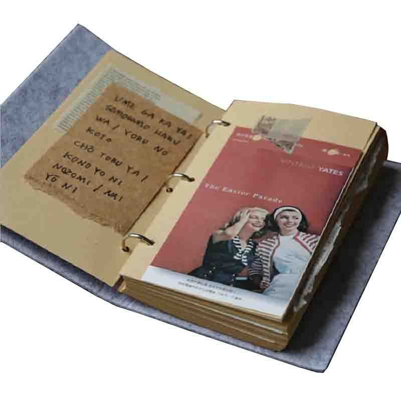 Customized shape and size bible covers felt book cover made in China