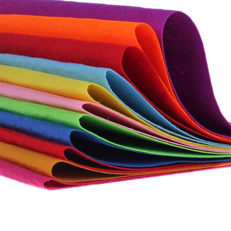 Colorful print activated carbon fabric felt