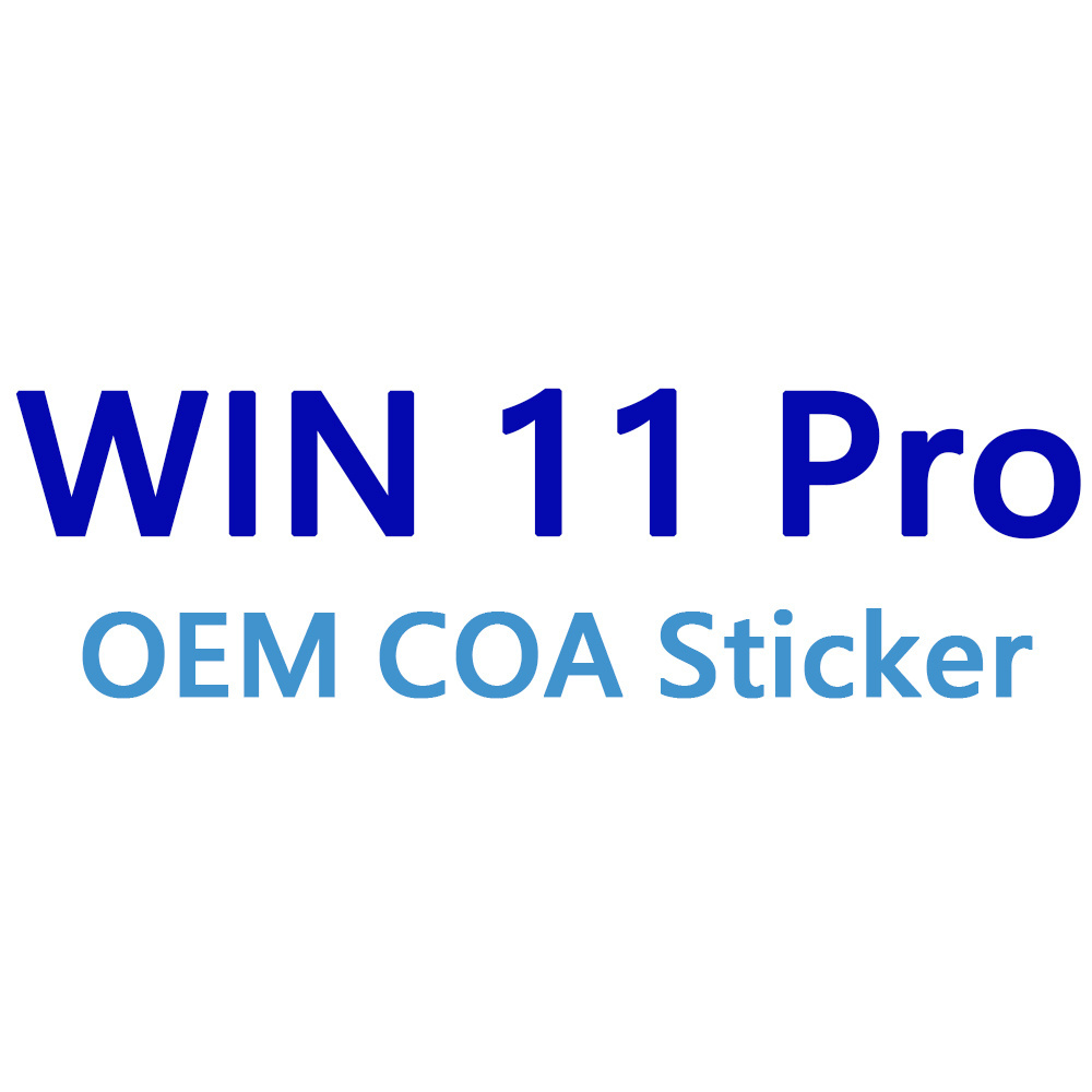 Win 11 Pro OEM Sticker Win 11 Pro OEM COA Sticker  100% Online Activation Win 11 Pro 6 Months Guaranteed Fast Shipping