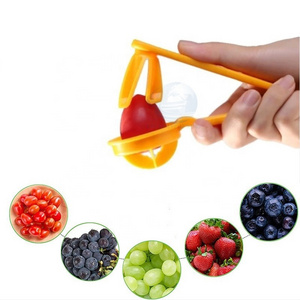 Kitchen Gadget No Blade Safety Grape Cutter Cherry Baby Tomatoes Strawberry Slicer For Fruits And Vegetables Salad Cutter