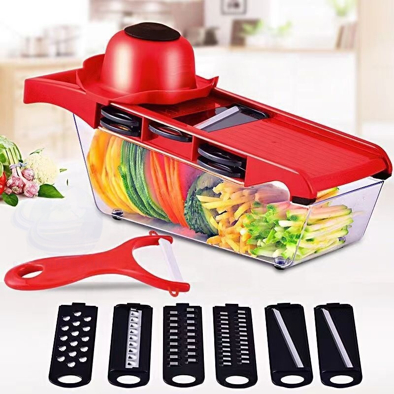 Vegetable Slicer Manual Kitchen Accessories Potato Home Gadget Tools Grater for Vegetable Cutter Round Chopper Mandolin