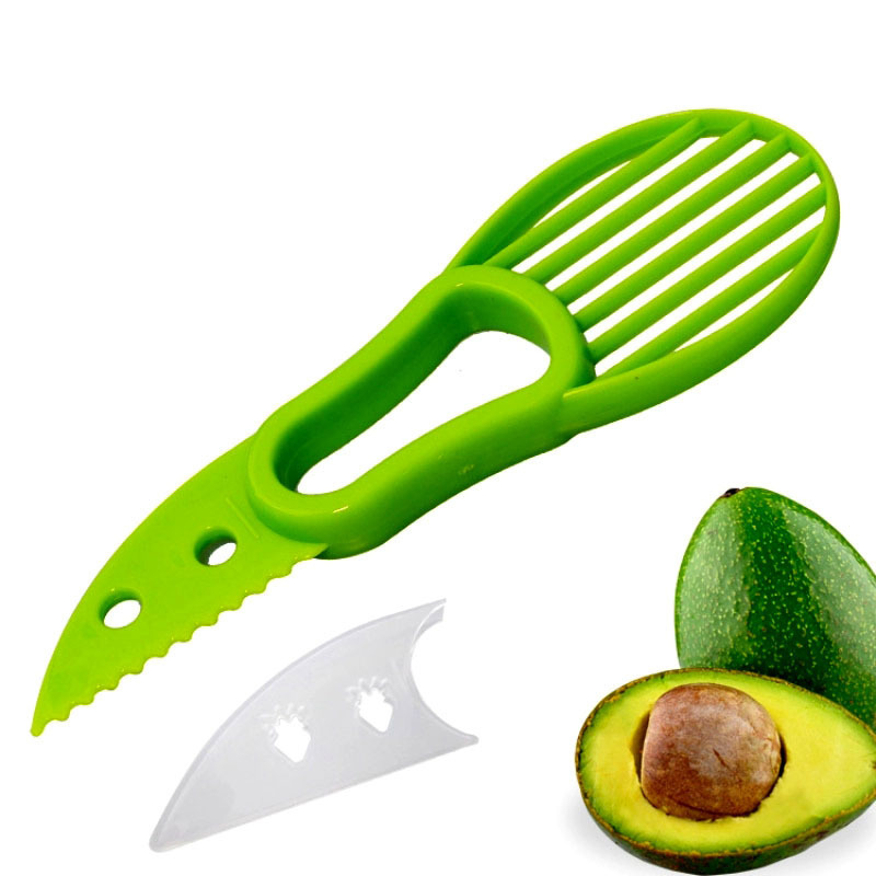 dragon fruit core dig meat plant cutting three in one multifunctional avocado peeling machine kiwi knife avocado slicer cutter