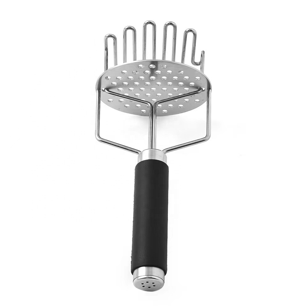 Potato Ricer, Heavy Duty Stainless Steel Potato Masher And Ricer Kitchen Tool, Press And Mash For Perfect Mashed Potatoes