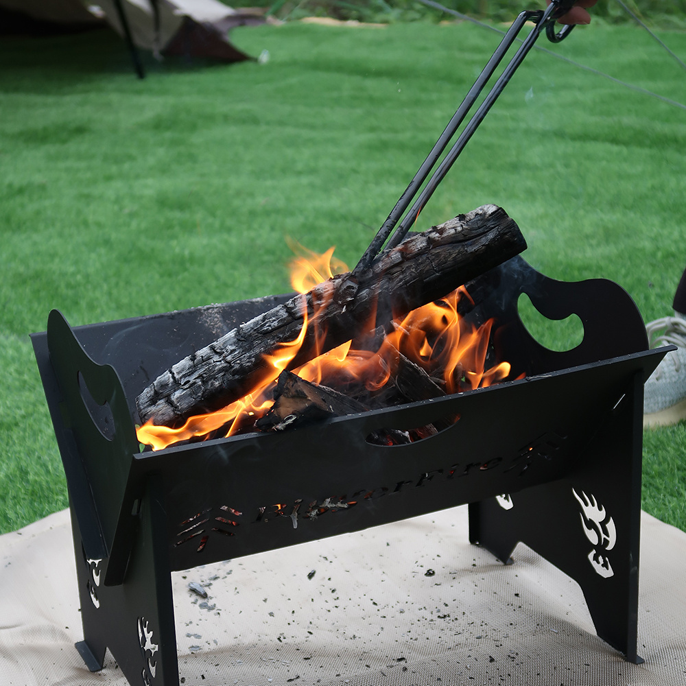 Garden Metal Fire Bowl Camping Wood Burning Fire Pit Out Door Heater Firepit